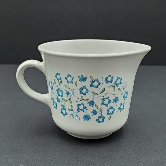 Corelle Blue Heather Creamer Sugar Bowl Corning Floral Blue Flowers Creamer Set - Picture 7 of 10